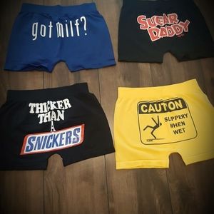 Snack shorts (all sizes read description)